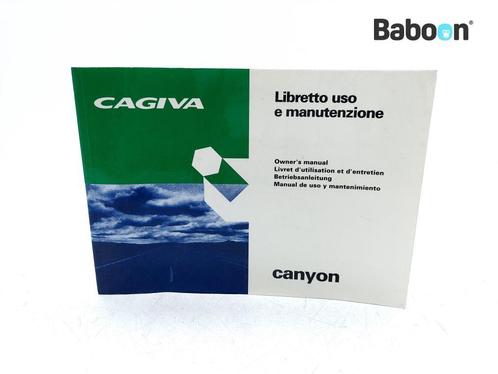 Instructie Boek Cagiva Canyon 500 1998-2001 M100A, Motoren, Onderdelen | Overige, Gebruikt, Verzenden