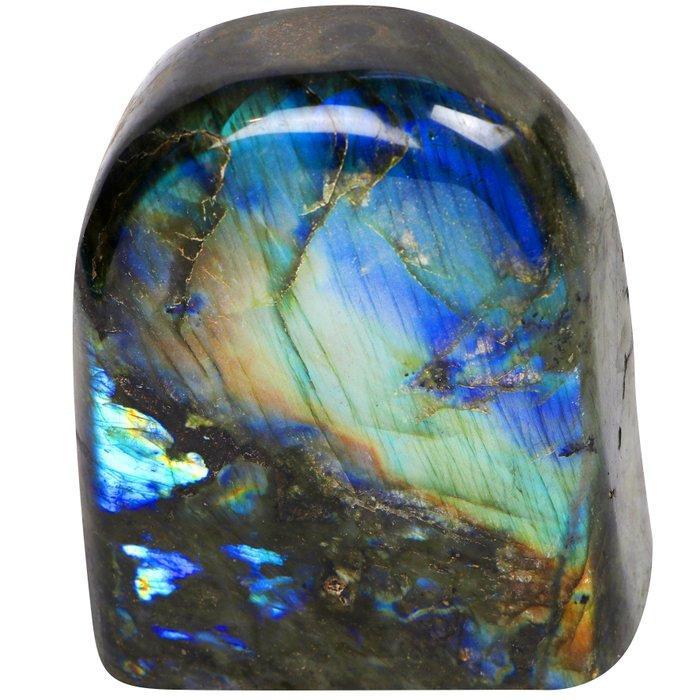 Topkwaliteit - Levendige Regenboogglans - Labradoriet Vrije, Verzamelen, Mineralen en Fossielen