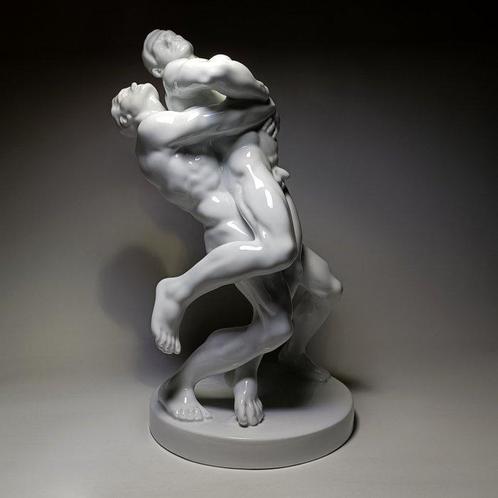 Herend - Béla Pankotai Farkas (1885-1945) - sculptuur, Nude, Antiek en Kunst, Kunst | Designobjecten