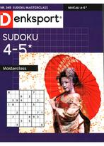 Denksport Sudoku Masterclass - 345 2025, Verzenden, Nieuw, Sport en Vrije tijd
