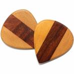 Perzik & Cocobola handgemaakte houten plectrum, Ophalen of Verzenden, Nieuw