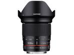 Samyang 20 mm F1.8 Sony E