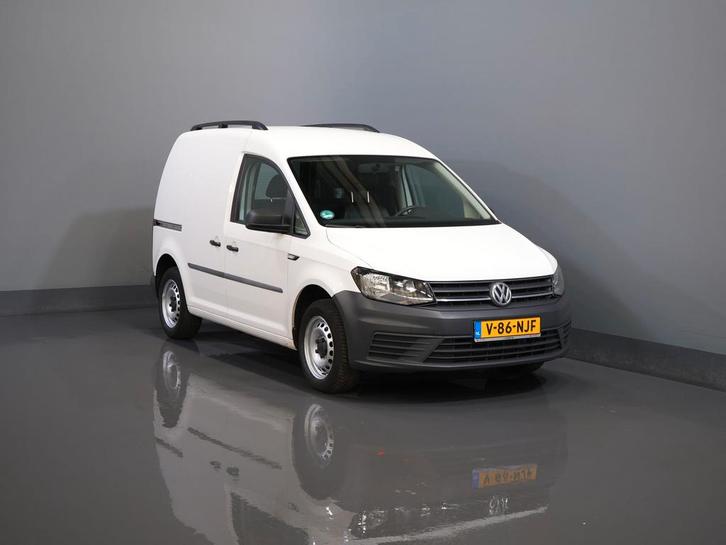 Volkswagen Caddy 1.0 TSI 100 pk Benzine BPM VRIJ! Airco/ Roo, Auto's, Bestelauto's, Lease, Handgeschakeld, Financial lease, Wit