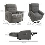 TRUUSK Relaxfauteuil Met Opstahulp Incl. Afstandsbediening,, Verzenden, Nieuw