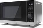 Sharp YC-PS204AE-S solo magnetron - 700W - 20 liter - zilver, Witgoed en Apparatuur, Magnetrons, Ophalen of Verzenden, Zo goed als nieuw