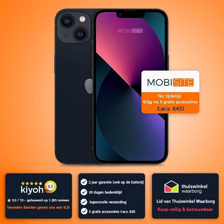 Apple iphone 13 mini | Accu 100%, Telecommunicatie, Mobiele telefoons | Apple iPhone, Zo goed als nieuw, iPhone 13 mini, Verzenden