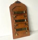 Amsterdamse school - Tijdschriftenhouder - Hout, Messing -
