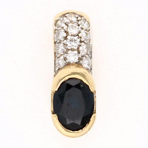 Zonder Minimumprijs - Hanger - 14 karaat Geel goud - 0.91ct., Sieraden, Tassen en Uiterlijk, Antieke sieraden