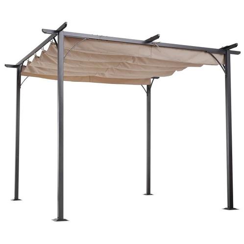 TRUUSK Ombouwpaviljoen Tuinpaviljoen Met Schuifdak D.m.v. Ka, Tuin en Terras, Partytenten, Nieuw, Verzenden