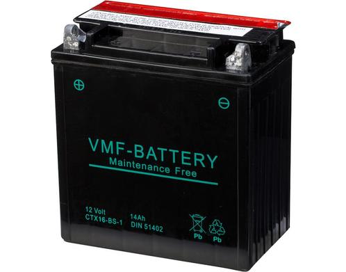 VMF Powersport MF accu | YTX16-BS-1 | 12V 14Ah, Auto-onderdelen, Accu's en Toebehoren, Ophalen of Verzenden