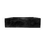 Wasbak | Wastafel | Marmer | 45x30x12 | Natuursteen | Zwart, Verzenden, Nieuw, Steen, Wastafel