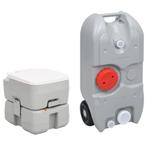 vidaXL Campingtoilet en watertankset draagbaar, Sport en Fitness, Verzenden, Nieuw