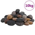 vidaXL Kiezelstenen gepolijst 5-8 cm 10 kg meerkleurig, Dieren en Toebehoren, Verzenden, Nieuw
