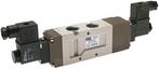 5/3 G1/2  Middenuitlaat Magneetventiel 24V AC, Doe-het-zelf en Verbouw, Verzenden, Nieuw