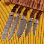 Keukenmes - Chefs knife - Damaststaal, rozenhout - Noord, Antiek en Kunst