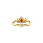 Audrey ring 14 krt - Merlot, Sieraden, Tassen en Uiterlijk, Ophalen of Verzenden, Nieuw