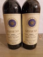 1983 Tenuta San Guido, Sassicaia - Bolgheri - 2 Flessen, Verzamelen, Nieuw