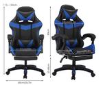 Massage Gamingstoel – Ergonomisch, Draaibaar & Met Voetsteun, Huis en Inrichting, Stoelen, Verzenden, Nieuw