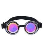 Caleidoscoop rave bril, Verzenden, Nieuw, Feestartikel
