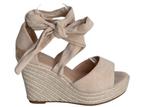 Bohemian Suedine Sleehak Espadrilles Beige mt 36 ALLERLAATST, Beige, Nieuw, Ophalen of Verzenden, Espadrilles of Moccasins