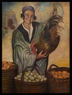 Gabriel Morcillo (1887-1973), Suiveur de - Le Vendeur, Antiek en Kunst