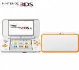 New Nintendo 2DS XL Wit Oranje - Gebruikte Staat - iDEAL! beschikbaar voor biedingen