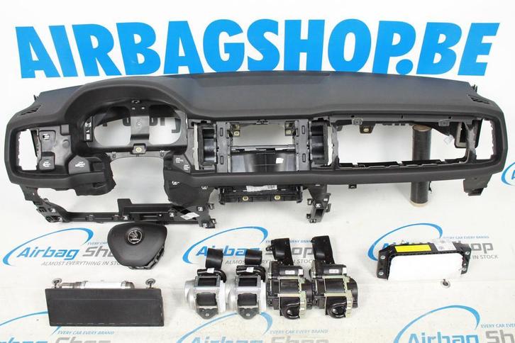 AIRBAG SET – DASHBOARD SKODA KODIAQ (2018-HEDEN), Auto-onderdelen, Dashboard en Schakelaars, Gebruikt, Skoda