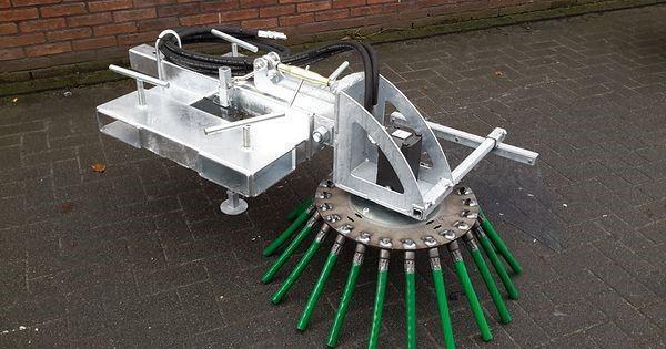 Hydraulisch aangedreven onkruidborstel, Doe-het-zelf en Verbouw, Reinigingsmachines, Nieuw