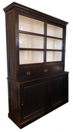Buffetkast zwart Sittard 160cm, Huis en Inrichting, Kasten | Buffetkasten, Ophalen of Verzenden