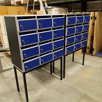 12-deurs Aestic postvakkenlockerkast - 142x92x42 cm beschikbaar voor biedingen