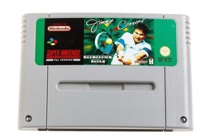 Jimmy Connors Pro Tennis Tour (German) [Super Nintendo], Spelcomputers en Games, Games | Nintendo Super NES, Zo goed als nieuw