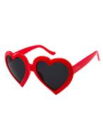 Hartjes Zonnebril Groot Rood Montuur Zwarte Glazen Hippie Vi, Sieraden, Tassen en Uiterlijk, Zonnebrillen en Brillen | Dames, Nieuw