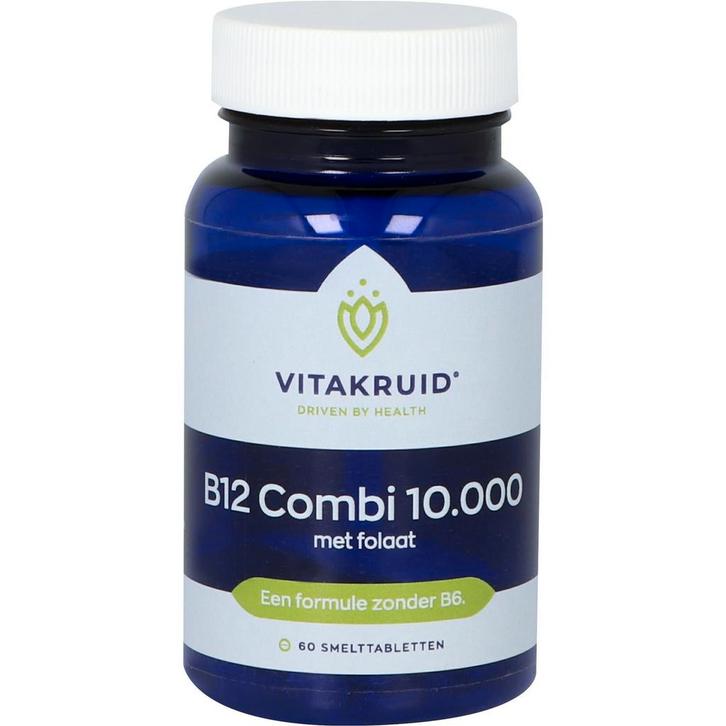 VitaKruid B12 Combi 10.000 - 60 Tabletten, Sport en Fitness, Gezondheidsproducten en Wellness, Verzenden