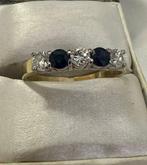 Ring - 18 karaat Geel goud, Witgoud - 0.85ct. tw. Diamant, Nieuw