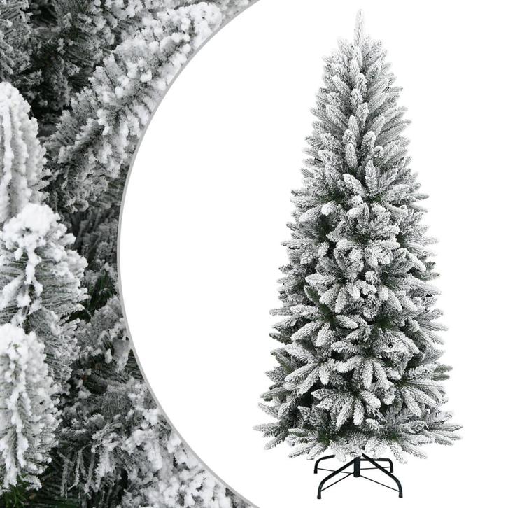 vidaXL Kunstkerstboom met sneeuw 240 cm PVC en PE, Diversen, Kerst, Nieuw, Verzenden