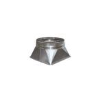 verloopstuk vierkant-rond | 6 Formaten | 0,3 kg Combisteel, Verzenden, Nieuw in verpakking