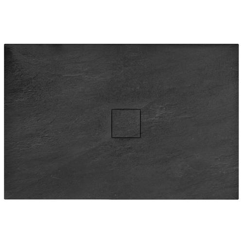 REA Black Stone Douchebak Rechthoek 90 x 120 x 3.5 cm - Z..., Doe-het-zelf en Verbouw, Sanitair, Nieuw, Ophalen of Verzenden