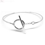 Zilveren toggle armband, Sieraden, Tassen en Uiterlijk, Armbanden, Verzenden, Nieuw, Zilver