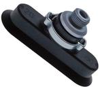 100x35mm Ovaal vlak NBR Zwart Vacuümzuignap G 1/4 inch, Verzenden, Nieuw