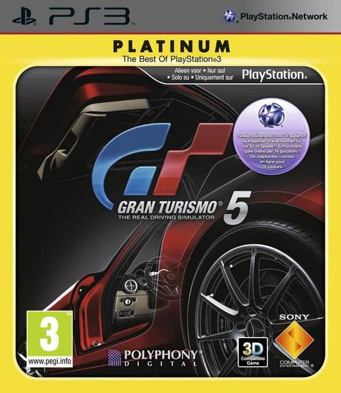 Gran Turismo 5 (platinum) (PlayStation 3), Spelcomputers en Games, Games | Sony PlayStation 3, Gebruikt, Verzenden