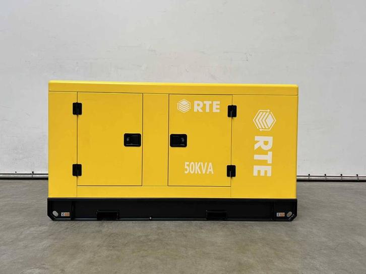 Veiling: Generator RTE 6739 Diesel 50kVA 2025 Nieuw, Zakelijke goederen, Machines en Bouw | Aggregaten, Ophalen