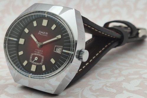 Amer - NOS - Vintage - Calendar - Zonder Minimumprijs -, Sieraden, Tassen en Uiterlijk, Horloges | Heren