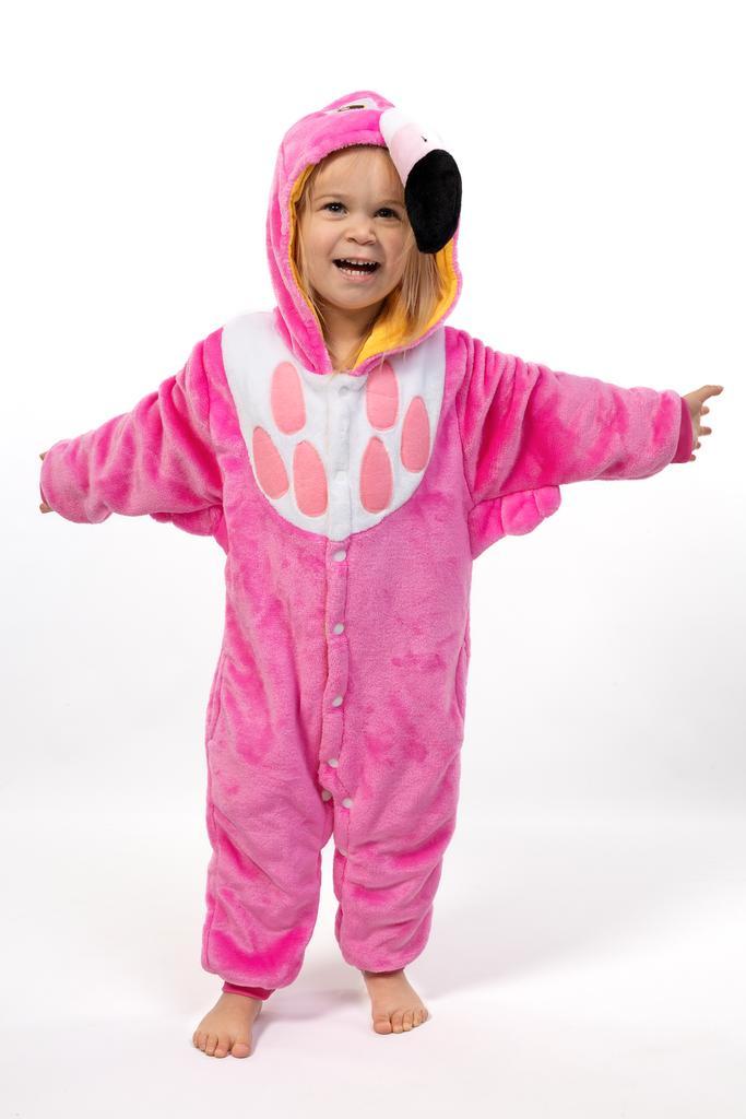 Onesie Flamingo Baby Pakje 62-68 Flamingopak Kostuum Roze Pa, Kinderen en Baby's, Carnavalskleding en Verkleedspullen, Nieuw, Ophalen of Verzenden