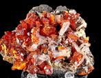 Oorpimento Bariet Kristallen op matrix - Hoogte: 7 cm -