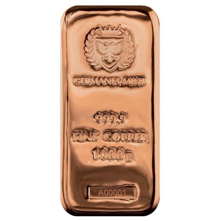 1kg premium koperbaren, Postzegels en Munten, Edelmetalen en Baren, Koper, Verzenden