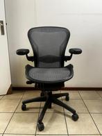 Herman Miller Aeron Bureaustoel - Full Option, Huis en Inrichting, Verzenden, Zwart, Zo goed als nieuw, Bureaustoel