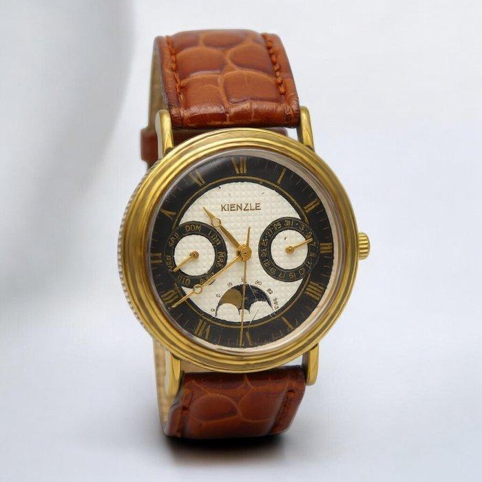 Kienzle - Elegance Triple Calendar Lunar Phases Quartz, Sieraden, Tassen en Uiterlijk, Horloges | Heren
