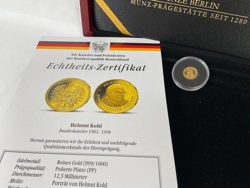 Duitsland. Gold Medal 1982 Helmut Kohl Bundeskanzler (Zonder, Postzegels en Munten, Munten | Europa | Niet-Euromunten