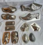 Veel dubbele chocoladevormen (chocolatiers en