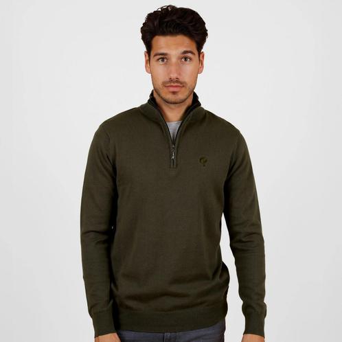 -22% Q1905  Q1905 Trui kralingen leger  maat M, Kleding | Heren, Truien en Vesten, Groen, Nieuw, Verzenden